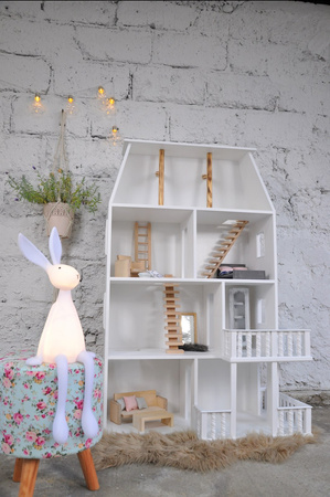 Przepiękny unikatowy domek dla lalek, duży z poddaszem, Elizabeth We made it