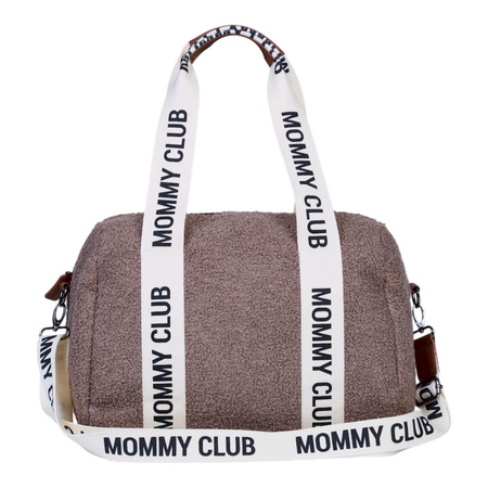 Childhome Torba do wózka Mommy Club Signature Teddy Soft brown