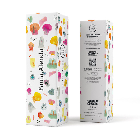 Cool Bottles Butelka termiczna Xclusive! 500 ml Lara Costafreda – Crazy Skulls