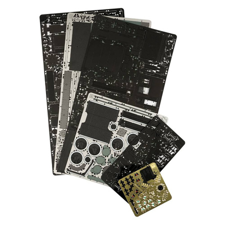 Piececool Puzzle Metalowe Model 3D - Lokomotywa Mogul