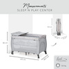hauck łóżeczko turystyczne Sleep N Play Center Teddy
 Grey