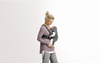 BABYBJORN MINI 3D Jersey – nosidełko, Ciemny Szary