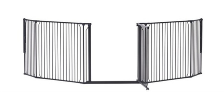 Baby Dan - Bramka ochronna zewnętrzna Carl Wide 2X, czarna