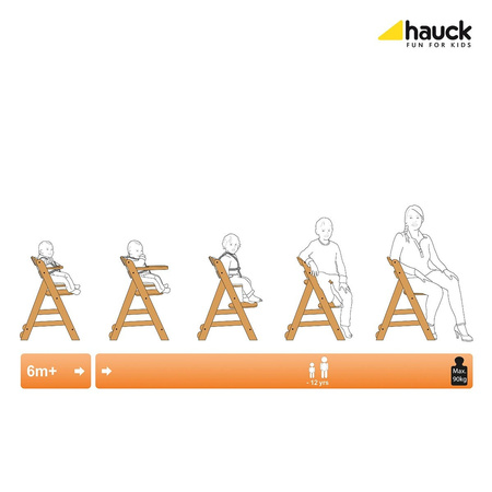 hauck krzesełko Beta+ Natur