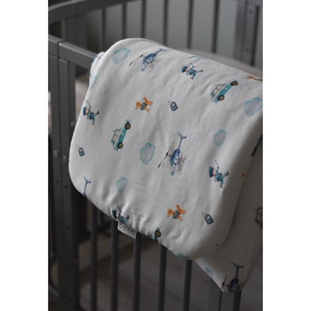 Bambusowa poduszka dziecięca 60x40 Policja