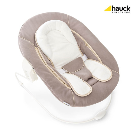 hauck leżaczek 2w1 Alpha Hearts Grey