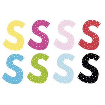 Litera S - dekoracja na ścianę