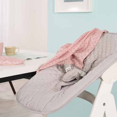 roba krzesełko z leżaczkiem 2w1 Born Up białe/szare