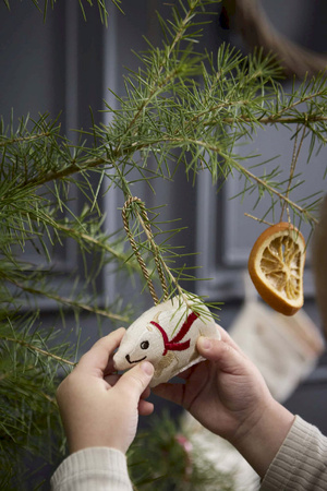 Filibabba Haftowane ozdoby świąteczne Nordic animals - Wonderful Winter