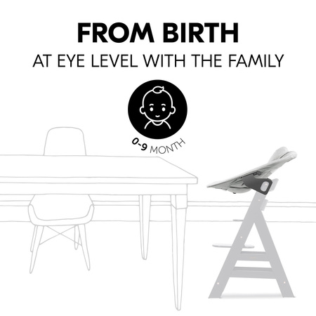 hauck leżaczek Alpha Premium Light Grey