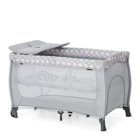 hauck łóżeczko turystyczne Sleep N Play Center Teddy
 Grey