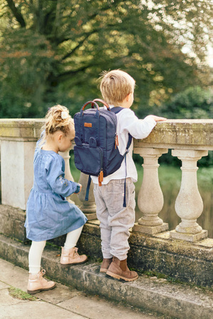 Childhome Plecak dziecięcy Mini Club Signature Urban Navy