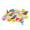 New Classic Toys drewniane puzzle alfabet- duże litery