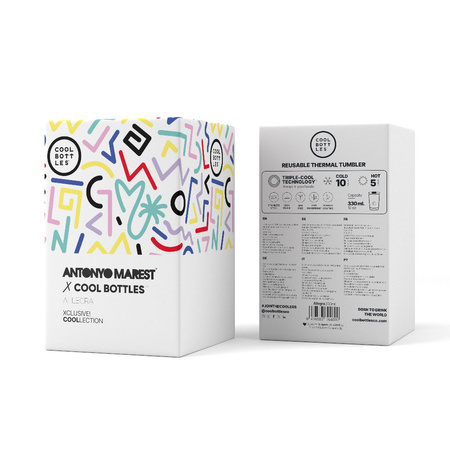 Cool Bottles Kubek termiczny 330 ml Xclusive! Antonyo Marest – Allegra