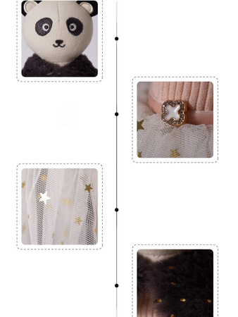 Lalka Baletnica Panda Maskotka Przytulanka Ballerina