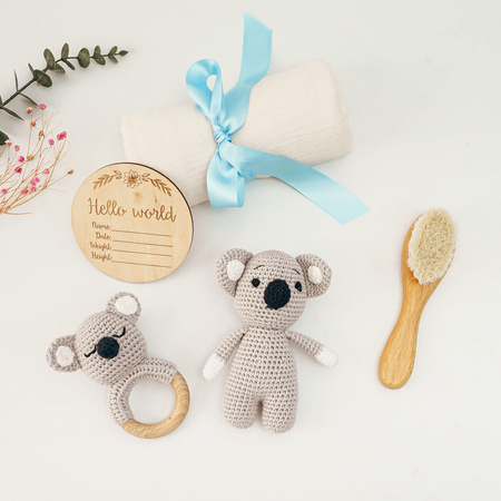 Zestaw prezentowy dla noworodka Koala - Wyprawka - Baby Box - Baby Shower