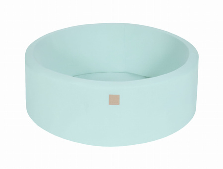 MeowBaby® Suchy Basen Okrągły bez Piłeczek - Miętowy