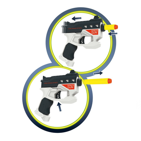 Toi-Toys FOAM STRIKEX pistolet 'White S' + 3 strzałki