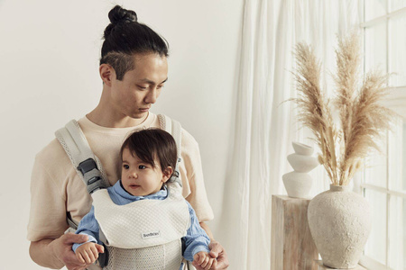 BABYBJORN - nosidełko Harmony 3D Mesh, Kremowy