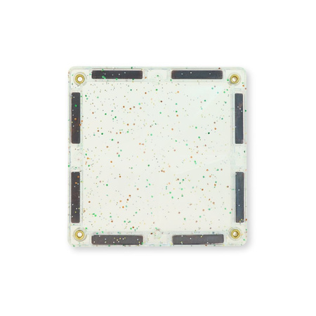 Cleverclixx - Klocki magnetyczne Glitter Tiles Pack Transparent / Pink - 16 el.