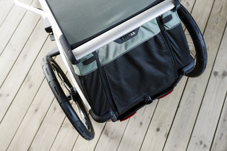 Przyczepka rowerowa dla psa - Thule Bexey M do 35 kg - Haze green