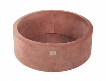 Basen okrągły velvet 30cm czerwień Marsala