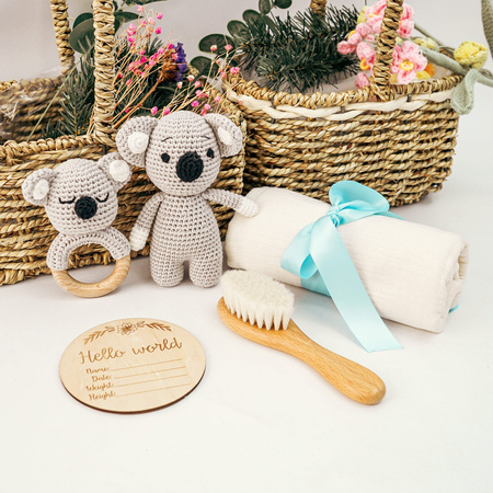 Zestaw prezentowy dla noworodka Koala - Wyprawka - Baby Box - Baby Shower