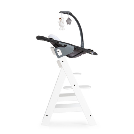 hauck leżaczek Alpha Bouncer Deluxe Melange grey