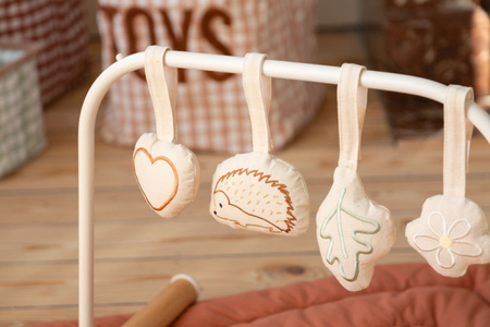 Childhome Zestaw zabawek 4 szt. Canvas Forest do Tipi Play Gym