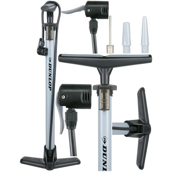 Dunlop pompka warsztatowo-rowerowa 12 bar szara
