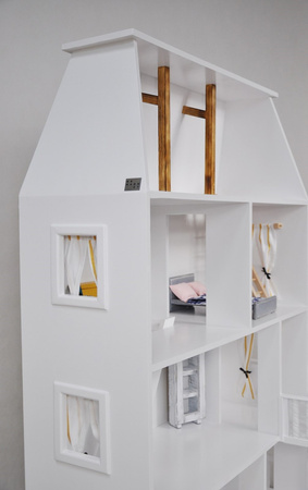 Przepiękny unikatowy domek dla lalek, duży z poddaszem, Elizabeth We made it