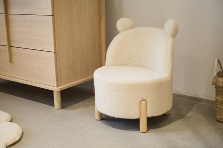 Childhome Fotel dziecięcy Teddy bear Off white