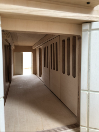 Drewniana stajnia dla koni, mini stajnia z boxami dla koni, stajnia z drewna