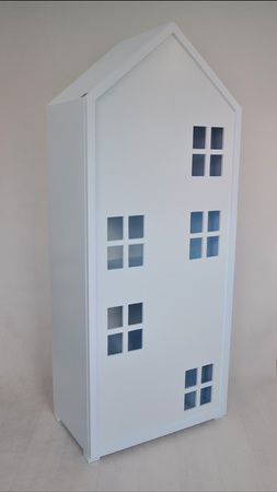 Duża szafa z półkami i okienkami, we made it