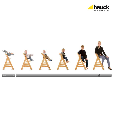 hauck krzesełko Alpha+ grey