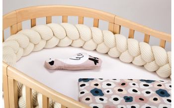 Warkocz, ochraniacz do łóżeczka 210 cm Wafelek Różne kolory