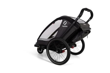 Hamax - Przyczepka rowerowa COCOON ONE- Grey/black