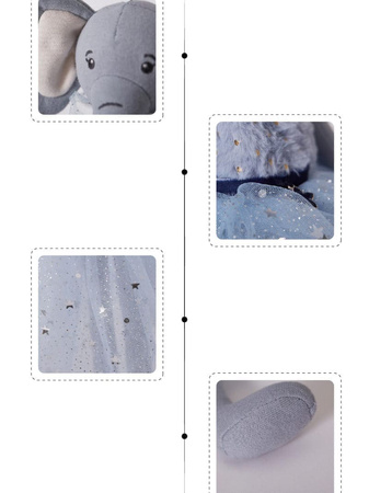 Lalka Baletnica Słonik Maskotka Przytulanka Ballerina 38cm