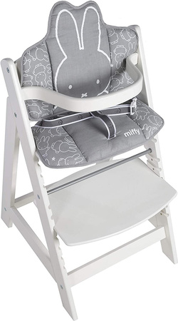 roba gkładka do krzesełka Miffy szara