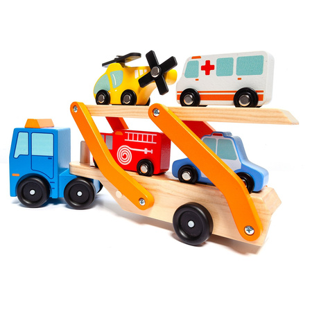 Molto laweta z samochodami ratunkowymi