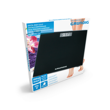 Grundig waga łazienkowa czarna