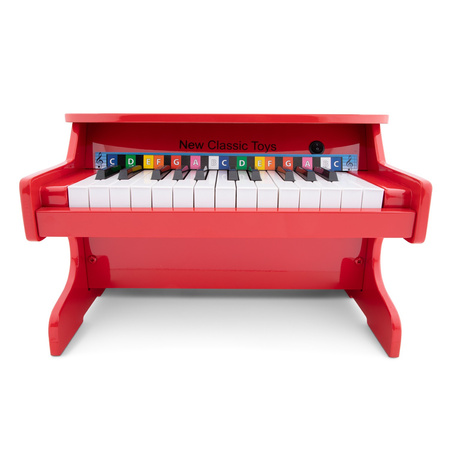 New Classic Toys E-Pianino czerwone – 25 klawiszy