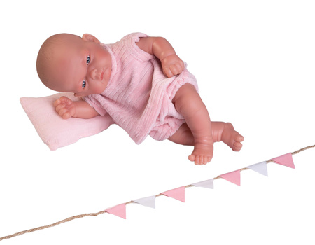 Lalka Pitu z pościelą i ubrankami Antonio Juan 84094