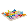 New Classic Toys drewniane puzzle liczby