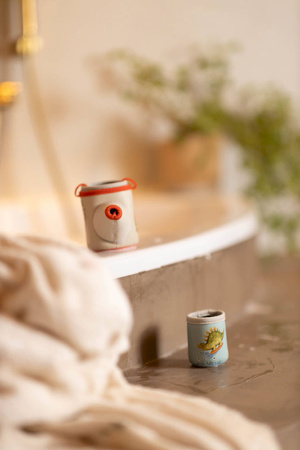 Filibabba Neoprenowe zabawki do kąpieli Dinos Kubeczki