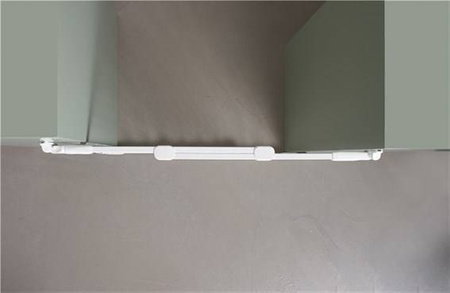 Baby Dan - Bramka ochronna Flexi Fit, metalowa, biała