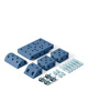 Niebieski || Deep Blue / Sky Blue || Piaskowoszary