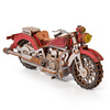 Little Story Drewniane Puzzle Model 3D - Motor Comanche