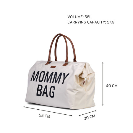 Childhome Torba Mommy Bag Kremowa