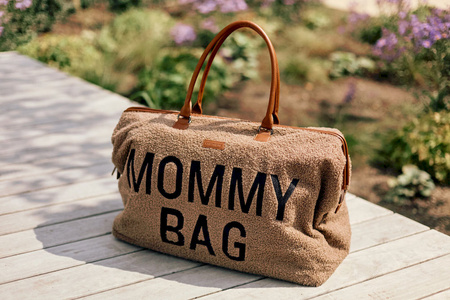 Childhome Torba Mommy Bag Teddy Soft Brown